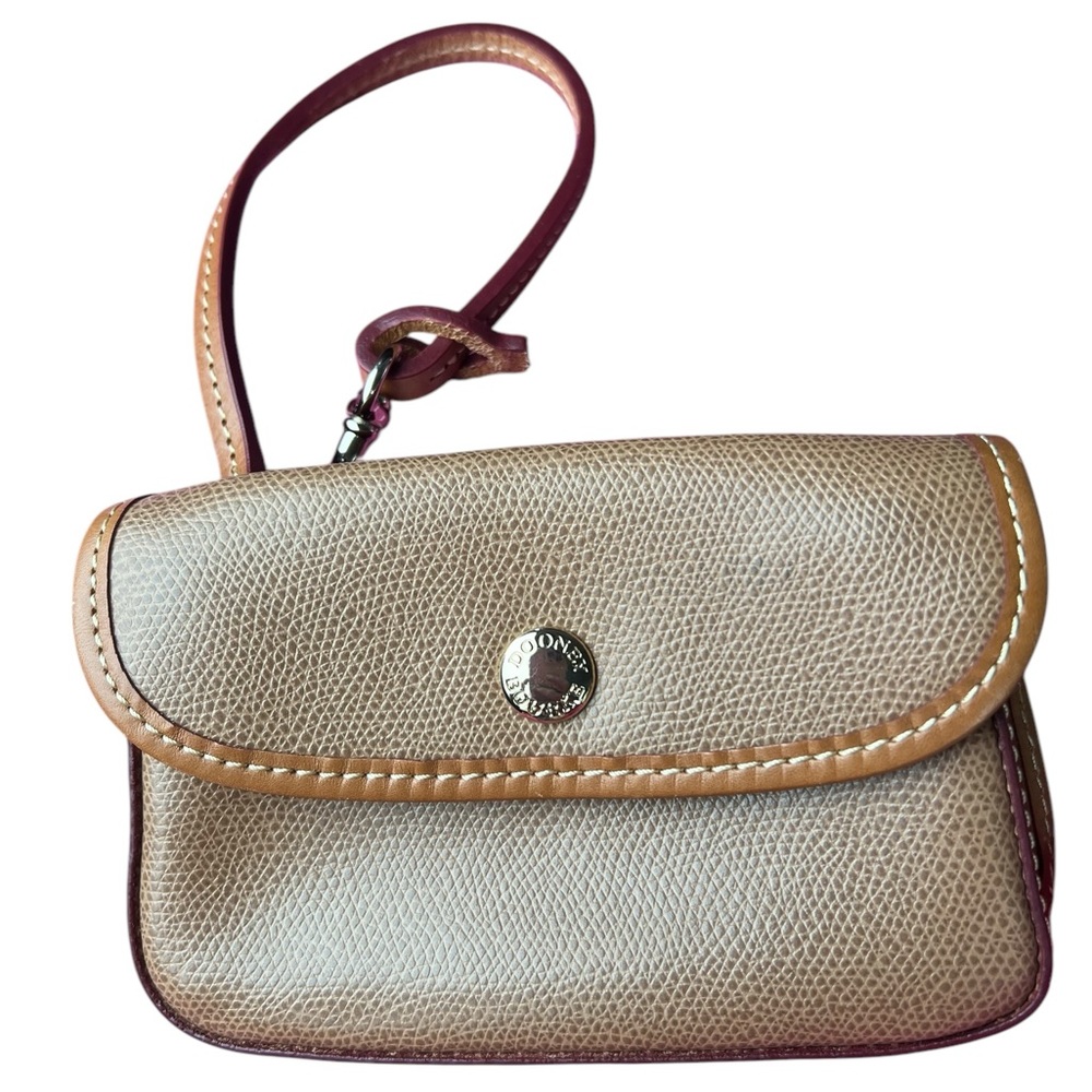 Vintage Dooney & Bourke Camel small coin Wristlet #dooney&bourke - Picture 6 of 8